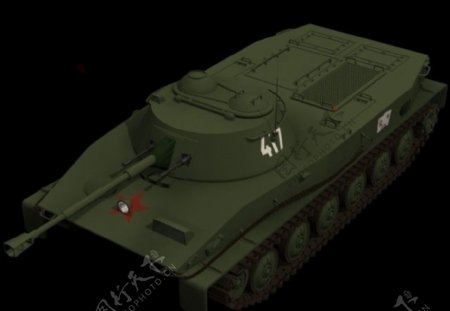 PT76坦克模型图片