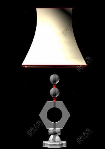 水晶台灯变化无形图片