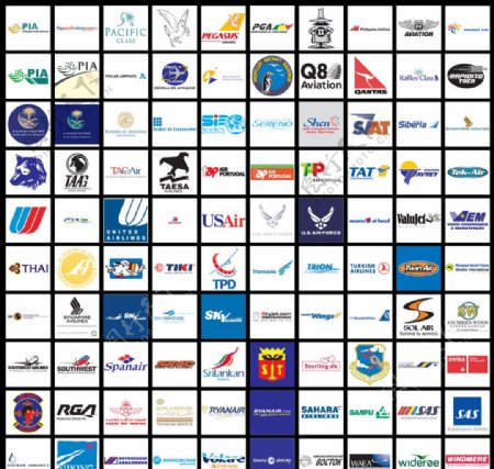 全球航空业标志图片