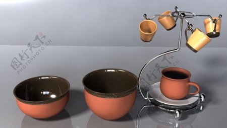 3D厨房用具模型图片