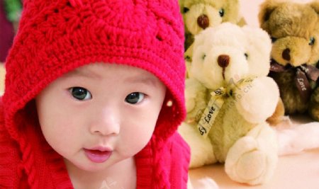 韩国宝宝摄影图片