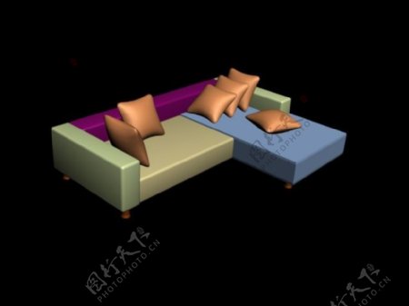 3D沙发模型图片