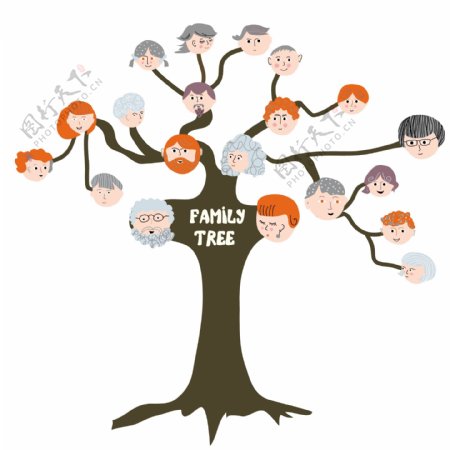 家庭树图片