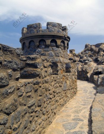 古代防护城墙图片