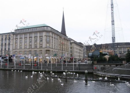 汉堡城市风光图片