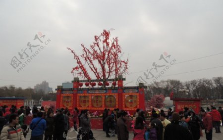 北京龙潭湖庙会图片