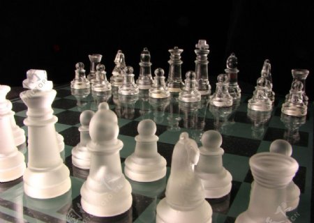 水晶国际象棋图片