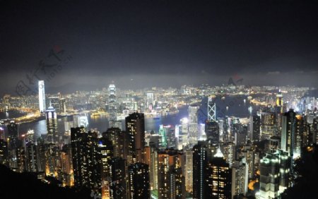 夜香港图片