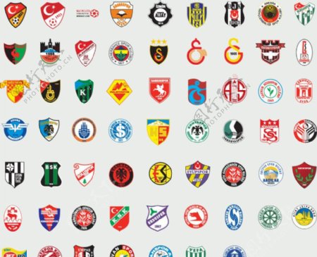 全球2487个足球俱乐部球队标志土耳其图片