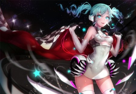 初音赛车图片