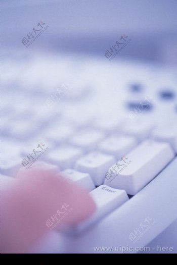 手指按键盘图片