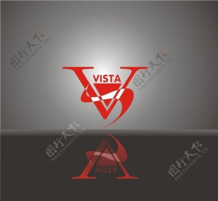 VISTA酒行标志设计图片