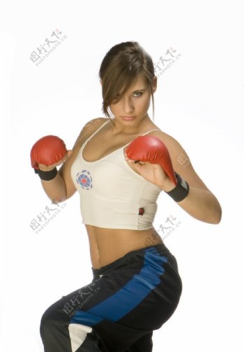性感美女拳击手图片