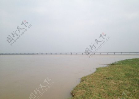 郑州黄河滩大桥图片
