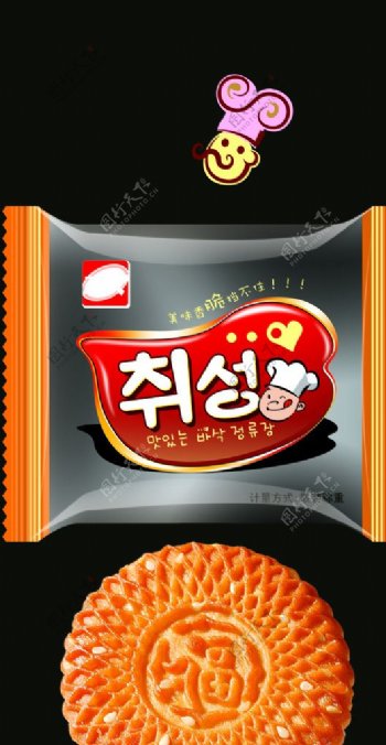 韩式脆饼图片