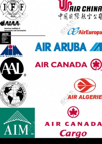 中国航空air开头logo标志图片