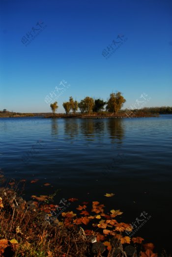 唐山南湖秋景图片