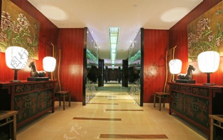 酒店走廊图片