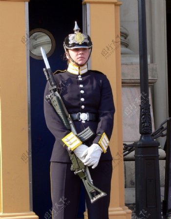 瑞典皇家卫队女兵图片