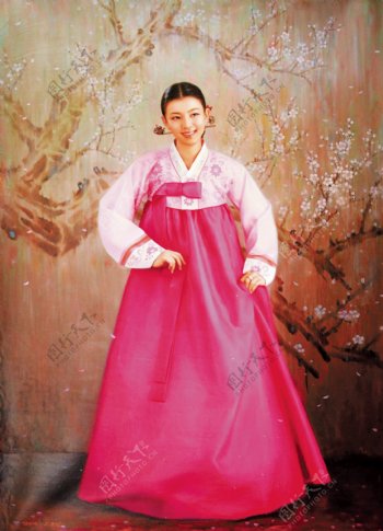 朝鲜族姑娘图片