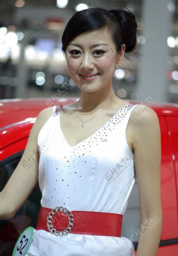 2008广州车展模特2图片