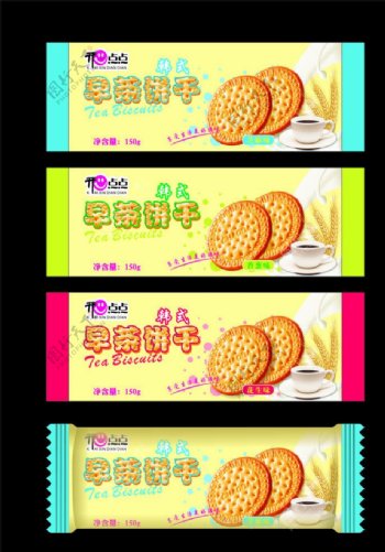 韩式早茶饼干图片