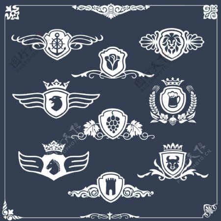 皇家皇室图标图片