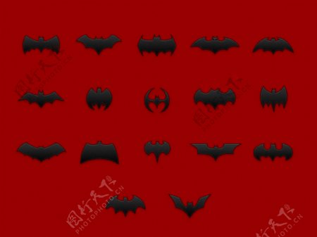 蝙蝠侠系列质感图标图片