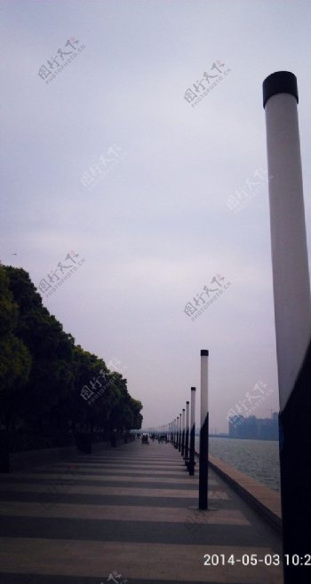 金鸡湖风光图片