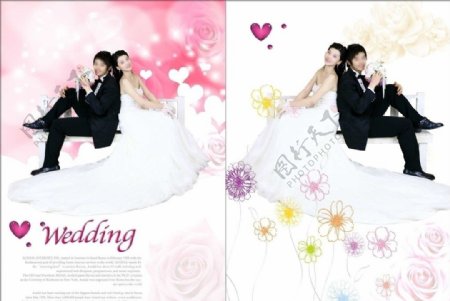 婚庆画册排版设计图片