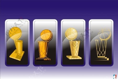 NBA总冠军奖杯图片