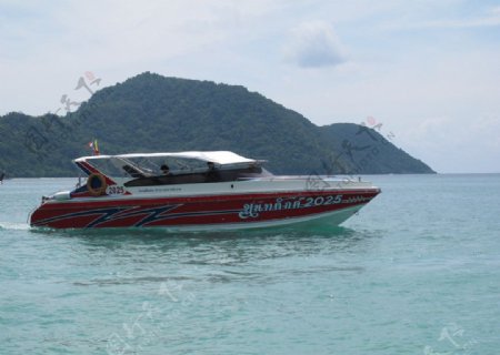 泰国小游船图片