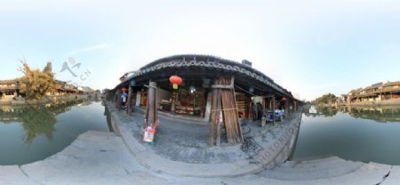 西塘古镇360全景图图片