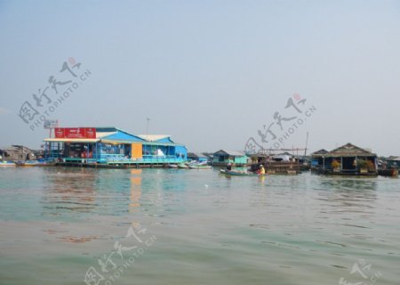 柬埔寨洞里萨湖图片