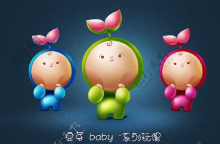 2015年豆芽baby系列玩偶图片