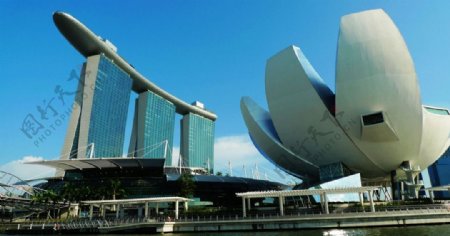 新加坡滨海湾金沙酒店特写图片