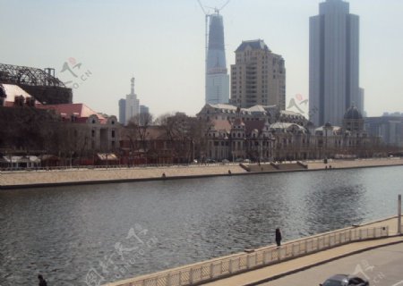 天津护城河图片