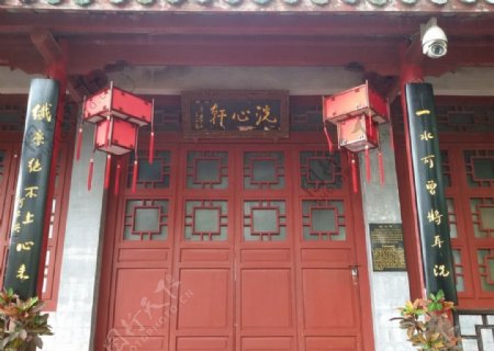 中式建筑大门图片