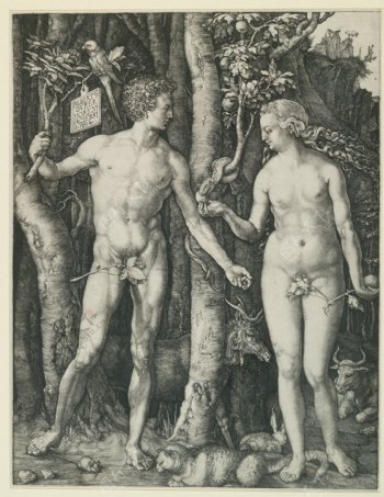 亚当与夏娃图片