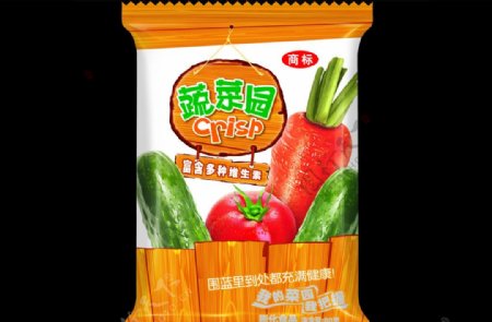 膨化食品蔬菜园图片