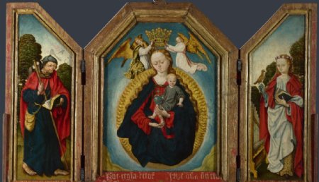 圣母子圣约翰与圣安娜图片