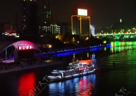柳江夜色图片