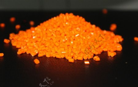 橙色粒子图片