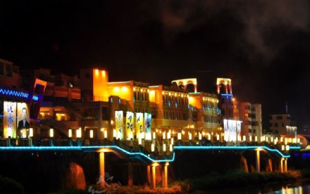 江门夜景图片