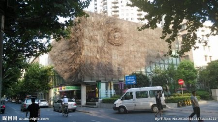 上海街头造型外立面图片