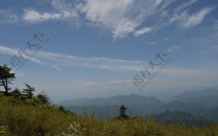 沣峪分水岭图片