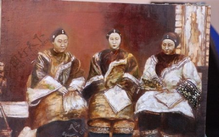 清朝人物图片