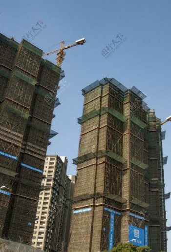 高层建筑施工图片