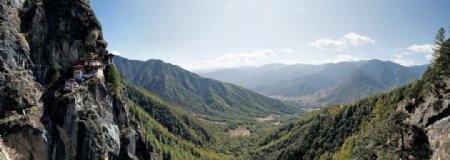 山川全景风光图片