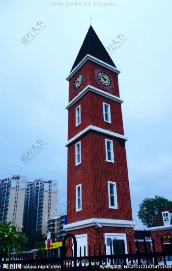 景观建筑塔房图片